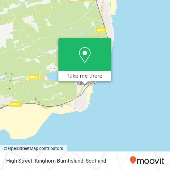 High Street, Kinghorn Burntisland map