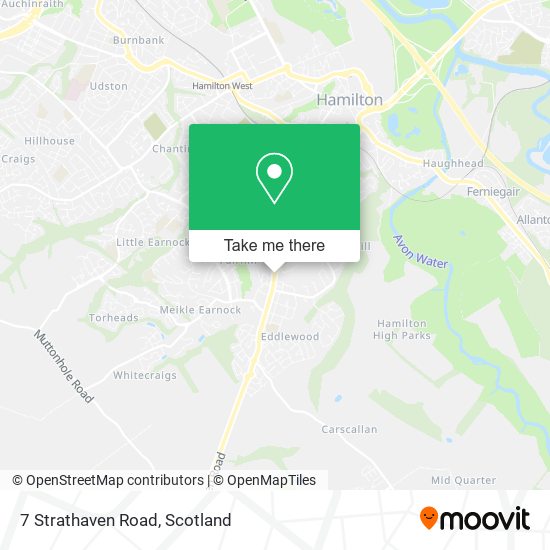 7 Strathaven Road map