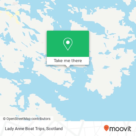 Lady Anne Boat Trips map