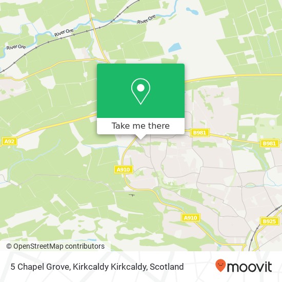 5 Chapel Grove, Kirkcaldy Kirkcaldy map