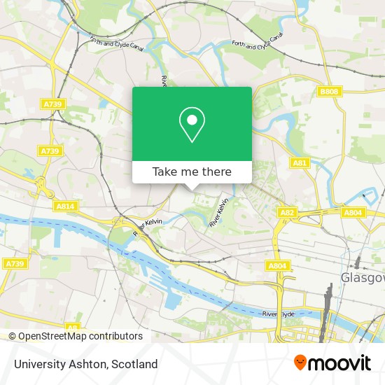 University Ashton map