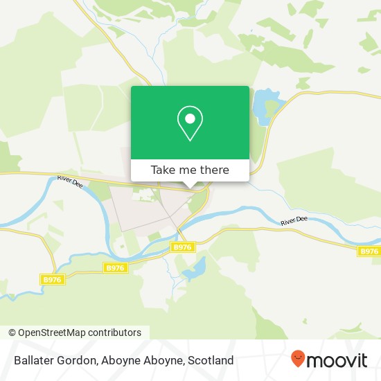 Ballater Gordon, Aboyne Aboyne map