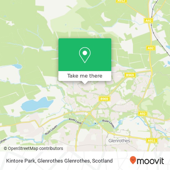 Kintore Park, Glenrothes Glenrothes map