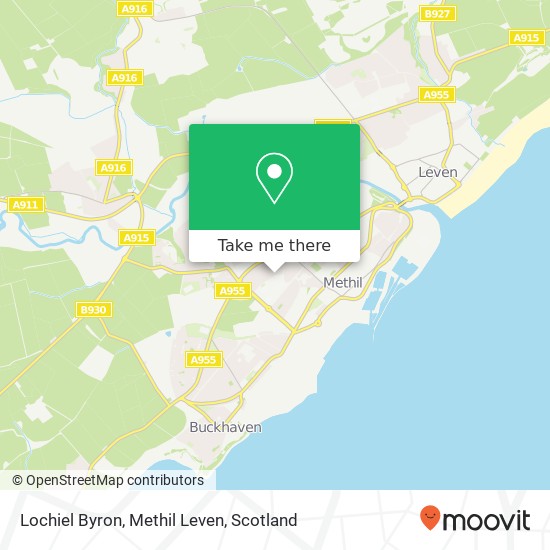 Lochiel Byron, Methil Leven map