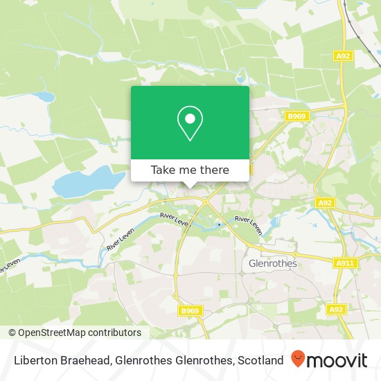 Liberton Braehead, Glenrothes Glenrothes map