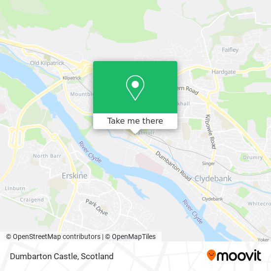 Dumbarton Castle map