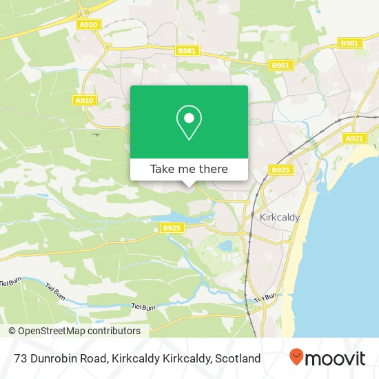 73 Dunrobin Road, Kirkcaldy Kirkcaldy map
