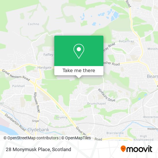 28 Monymusk Place map
