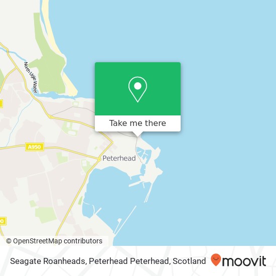 Seagate Roanheads, Peterhead Peterhead map