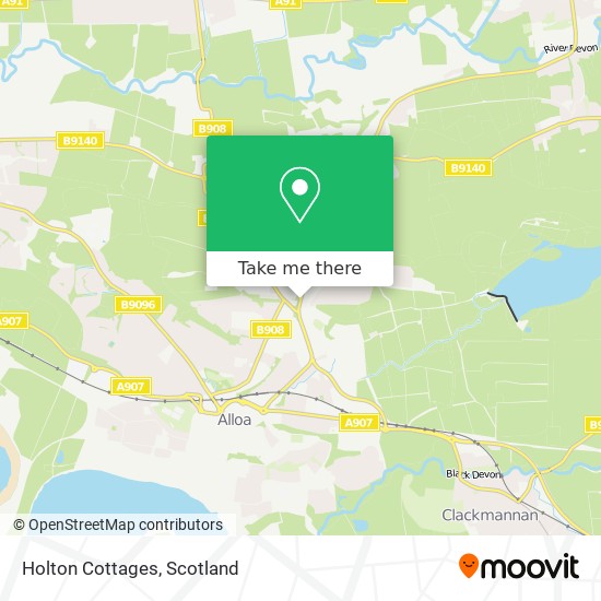 Holton Cottages map