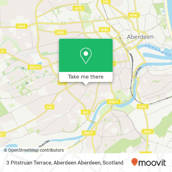 3 Pitstruan Terrace, Aberdeen Aberdeen map