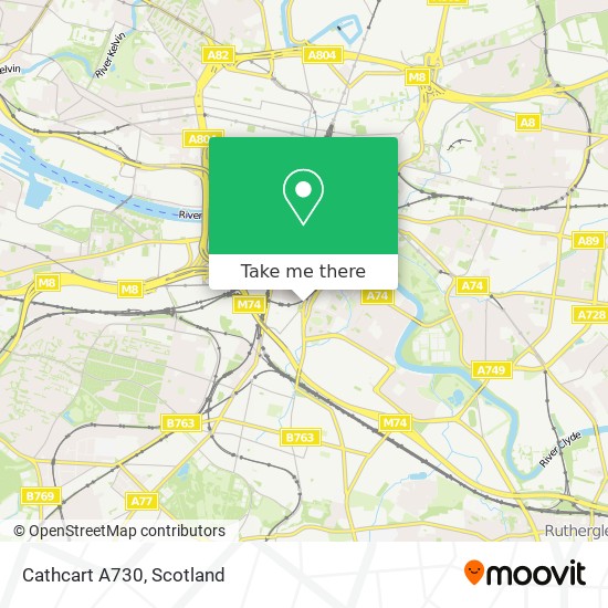 Cathcart A730 map