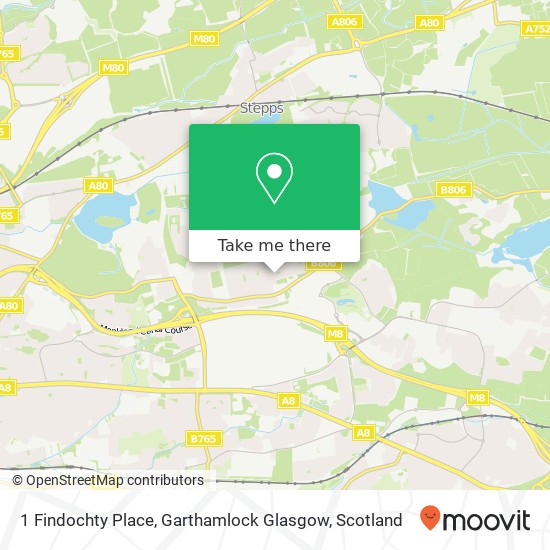 1 Findochty Place, Garthamlock Glasgow map