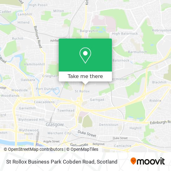 St Rollox Business Park Cobden Road map