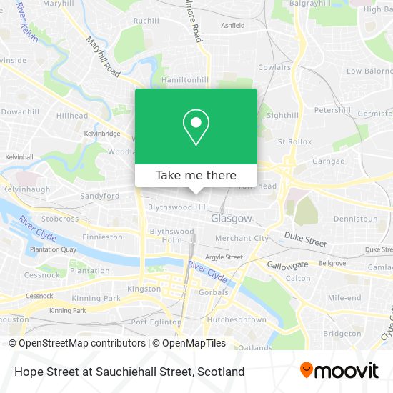 Hope Street at Sauchiehall Street map