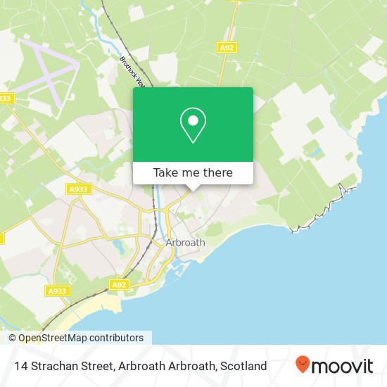 14 Strachan Street, Arbroath Arbroath map