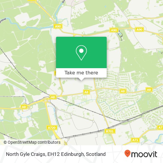 North Gyle Craigs, EH12 Edinburgh map