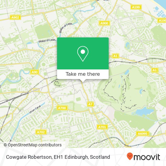Cowgate Robertson, EH1 Edinburgh map