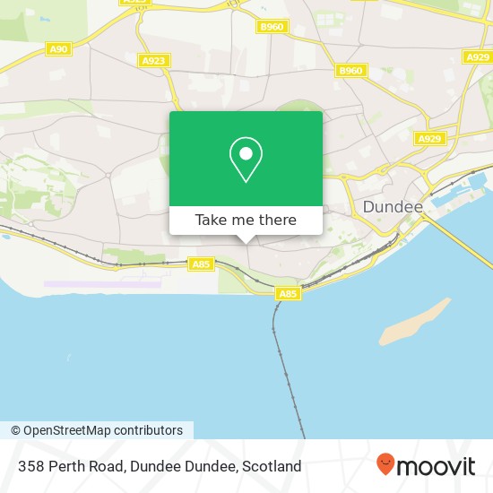 358 Perth Road, Dundee Dundee map