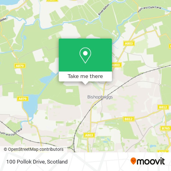 100 Pollok Drive map