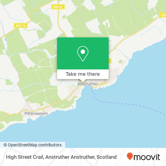 High Street Crail, Anstruther Anstruther map