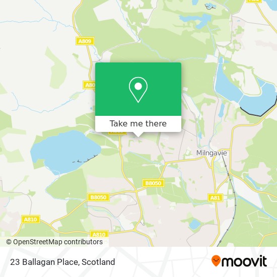 23 Ballagan Place map