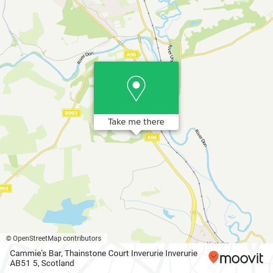 Cammie's Bar, Thainstone Court Inverurie Inverurie AB51 5 map