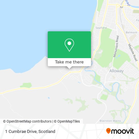 1 Cumbrae Drive map
