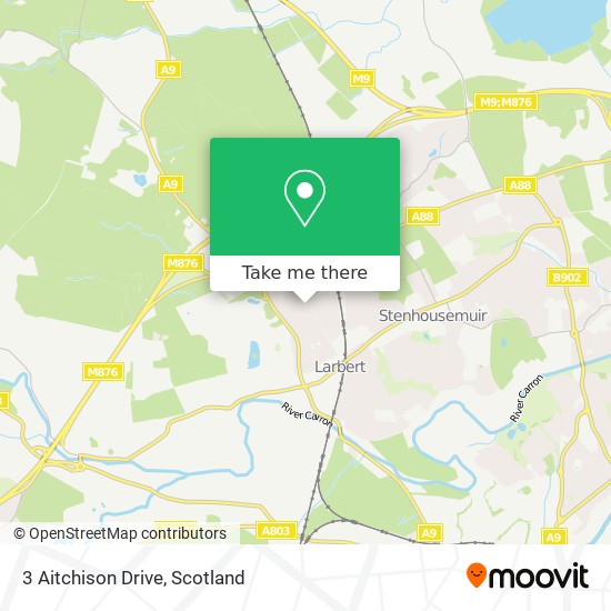 3 Aitchison Drive map