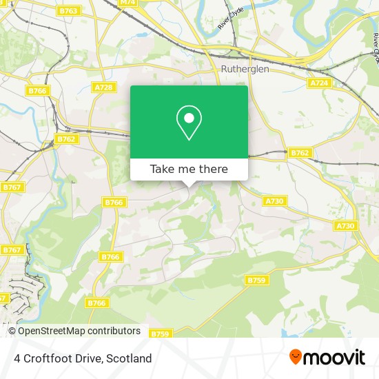 4 Croftfoot Drive map