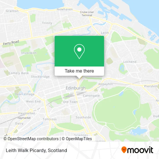 Leith Walk Picardy map