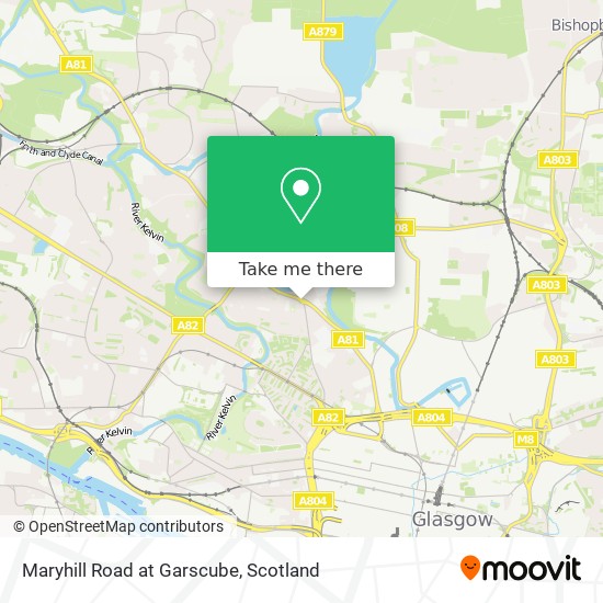 Maryhill Road at Garscube map