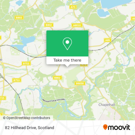 82 Hillhead Drive map