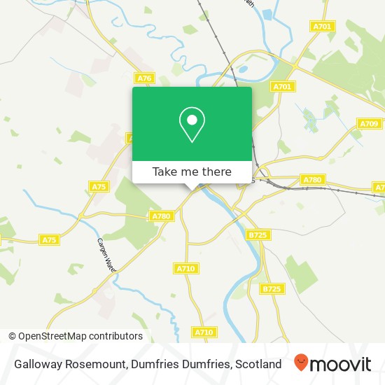 Galloway Rosemount, Dumfries Dumfries map