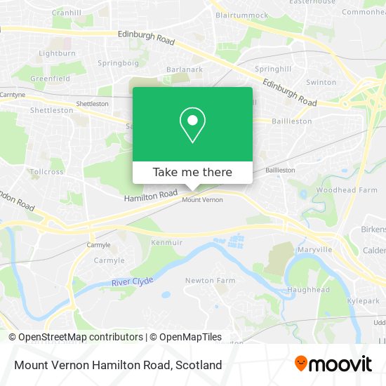 Mount Vernon Hamilton Road map