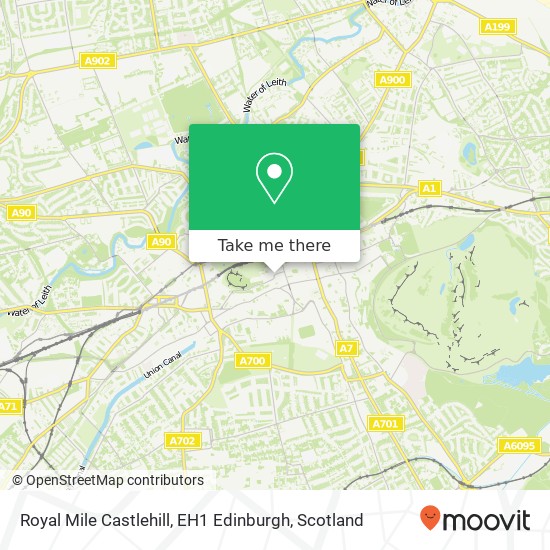 Royal Mile Castlehill, EH1 Edinburgh map