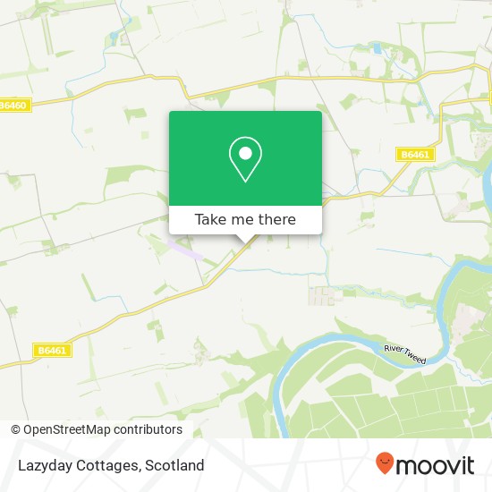 Lazyday Cottages map