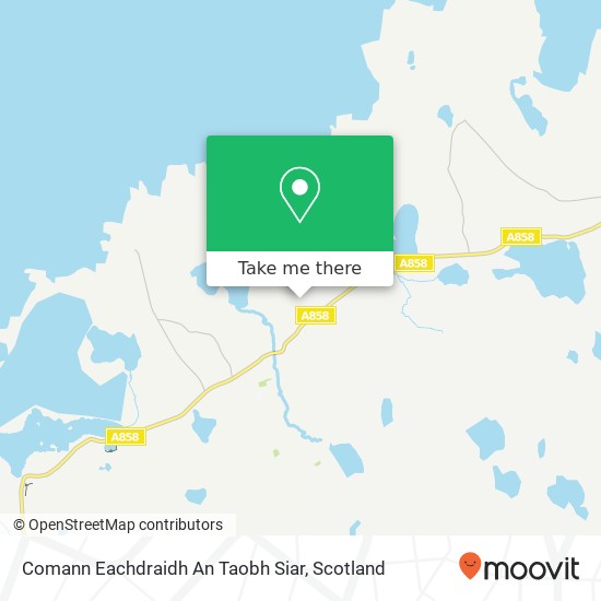 Comann Eachdraidh An Taobh Siar map