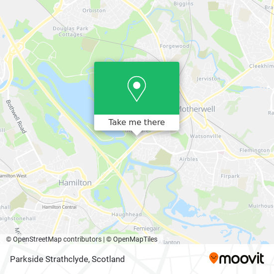Parkside Strathclyde map