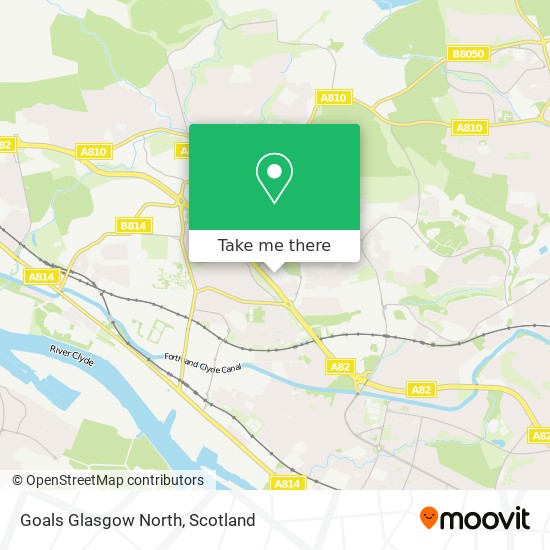 Goals Glasgow North map