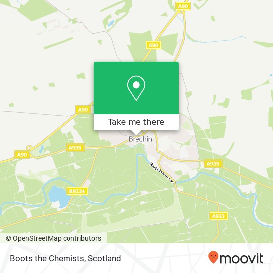 Boots the Chemists map