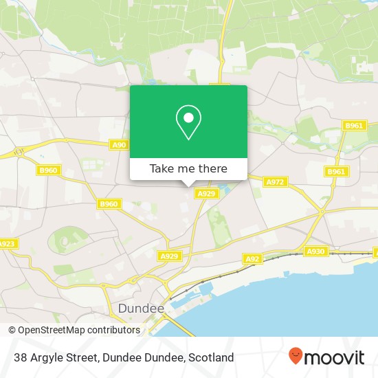 38 Argyle Street, Dundee Dundee map