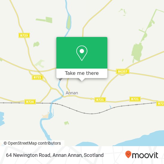 64 Newington Road, Annan Annan map