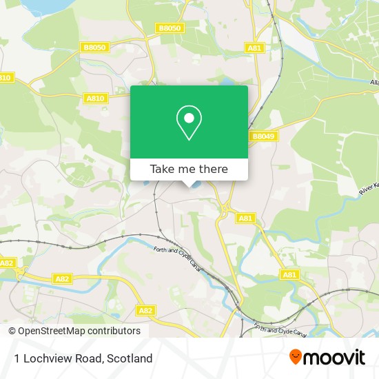 1 Lochview Road map