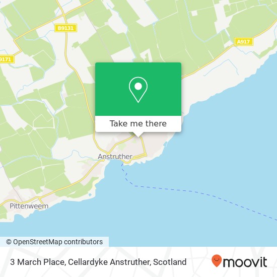 3 March Place, Cellardyke Anstruther map