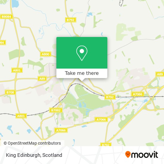 King Edinburgh map