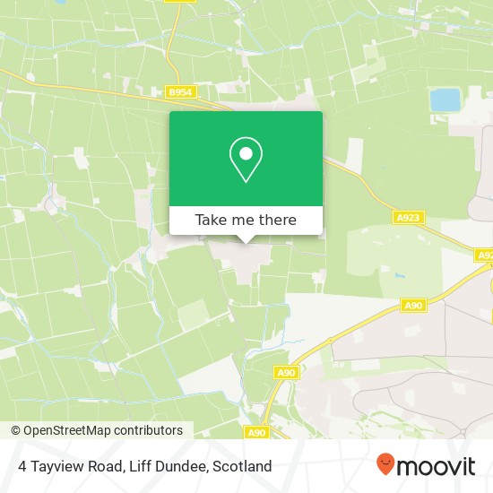 4 Tayview Road, Liff Dundee map