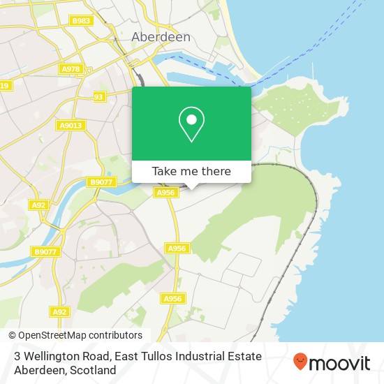 3 Wellington Road, East Tullos Industrial Estate Aberdeen map
