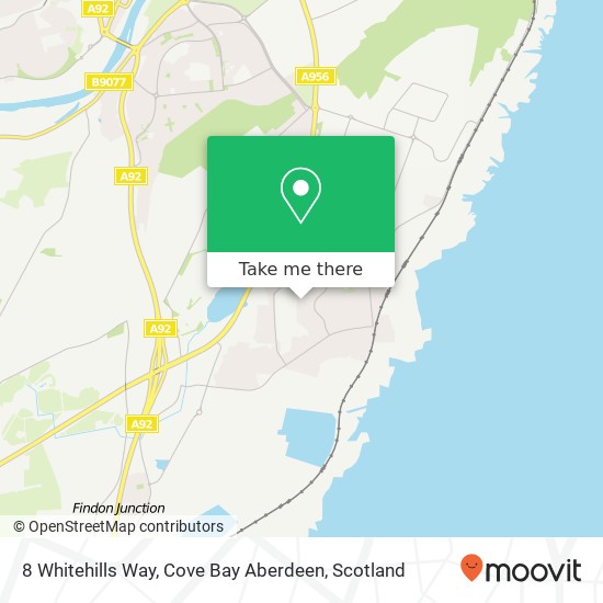 8 Whitehills Way, Cove Bay Aberdeen map