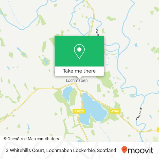 3 Whitehills Court, Lochmaben Lockerbie map